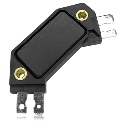 Engine Control Module, 4 Pin GM HEI Ignition Module Replace OE #LX301, DM1906, 1875990,1190357, 4419628, Ignition Control Module Compatible with 1974-1988 for Chevy Pontiac Olds Buick