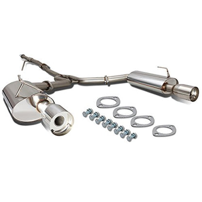 DNA MOTORING CBE-NM04V6-D Cat Back Exhaust System [Compatible with 04-08 Nissan Maxima] - color: Round