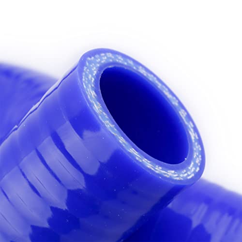 For 1991-2001 92 93 94 95 96 97 98 99 00 Jeep Cherokee XJ 6CYL 4.0L Silicone Radiator Hose Kit (blue) - color: Blue
