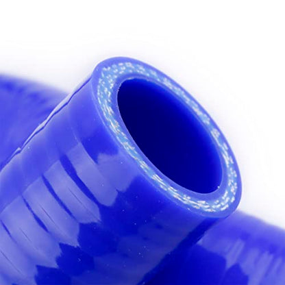 For 1991-2001 92 93 94 95 96 97 98 99 00 Jeep Cherokee XJ 6CYL 4.0L Silicone Radiator Hose Kit (blue) - color: Blue