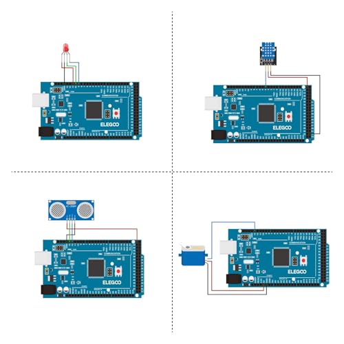 ELEGOO Mega 2560 R3 Project The Most Complete Starter Kit with Tutorial - size: Mega 2560 Most Complete Starter Kit
