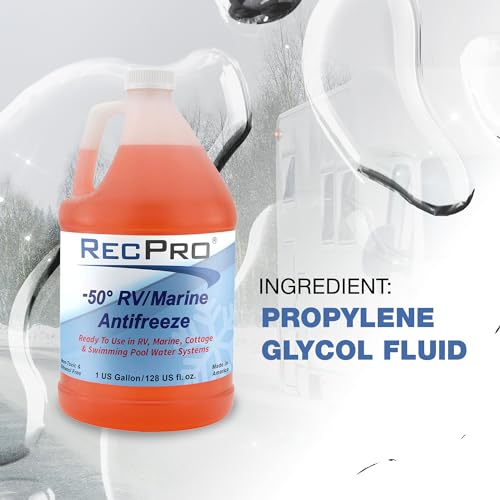 RecPro RV & Marine Antifreeze | -50°F Protection | 1 Gallon - size: 1-Pack