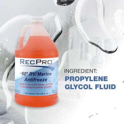 RecPro RV Antifreeze -50°F Protection Non-Toxic (4 Pack) - size: 4-Pack