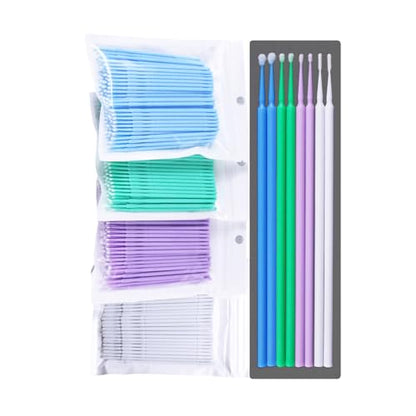 400Pcs 4 Sizes Touch Up Paint Brushes for Auto Paint Chip Repair