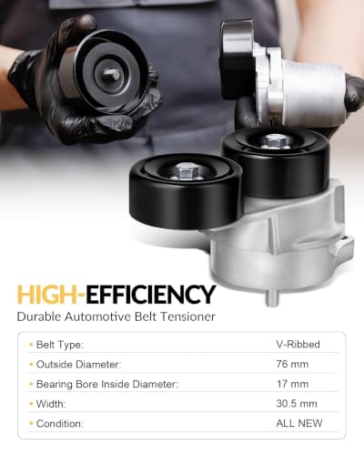 AATEE 38332 Belt Tensioner Assembly with Pulley For:-Honda Accord 2003-2012 - size: 38332