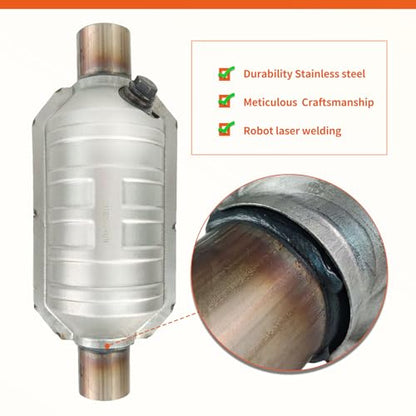 Front Left&Front Left Catalytic Converter Compatible with Toyota Tacoma 4.0L 2012-2015 EPA Compliant, P0420 Fix, No Welding - size: for Toyota Tacoma 12-15 4.0L