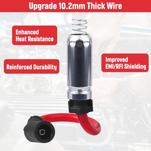 Coil Packs and 10.2mm Spark Plug Wires for Chevy GMC LS 4.8 5.3 6.0 6.2 V8
