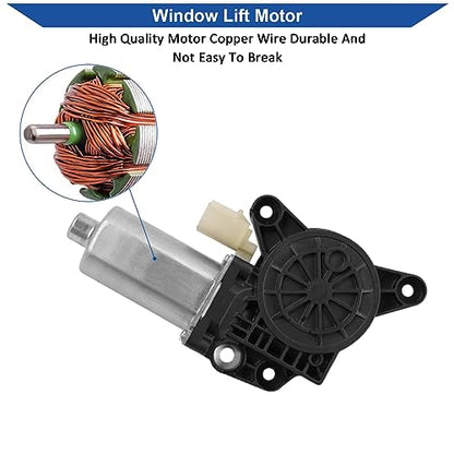 Obaee Window Regulator with Motor Front Left Driver Side, Replace 748-508 - size: Front Left Driver Side