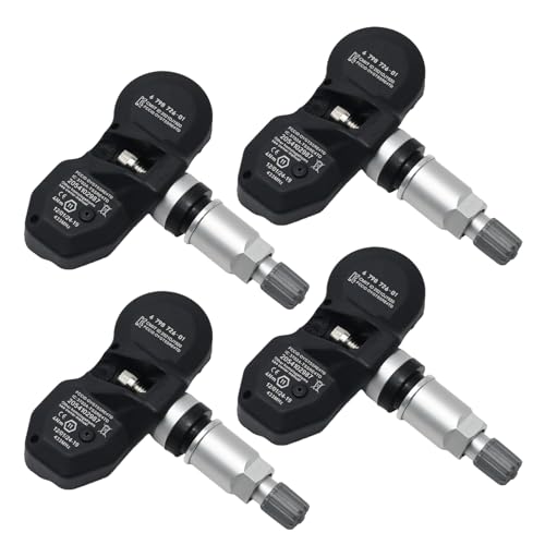 36236798726 36236771034 4Pcs TPMS Sensor, Replacement for BMW 328i 335i 528i M3 M6 X3 X5 Z4 Series 1 3 5 6 7 Mini Rolls-Royce, Tire Pressure Monitoring System Sensors 433Mhz