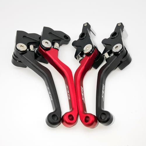 Dirt Bike Brake Clutch Levers Adjustable Replacement for Honda XR150L 2023-2024 Red Black (Blue) - color: Blue