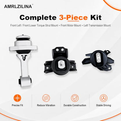 Engine Motor and Transmission Mount Kit for Kia Soul 2014-2019 - size: 2017-2019 Kia Soul Exclaim 1.6L