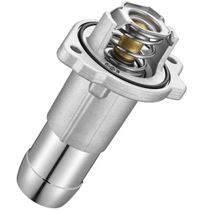 BDFHYK 902-847 Upgrade Aluminium Coolant Thermostat Housing Assembly Compatible with Hummer H3 H3T, compatible with Chevy Colorado, compatible with GMC Canyon 2.8L 2.9L 3.5L 3.7L Replace 12622316