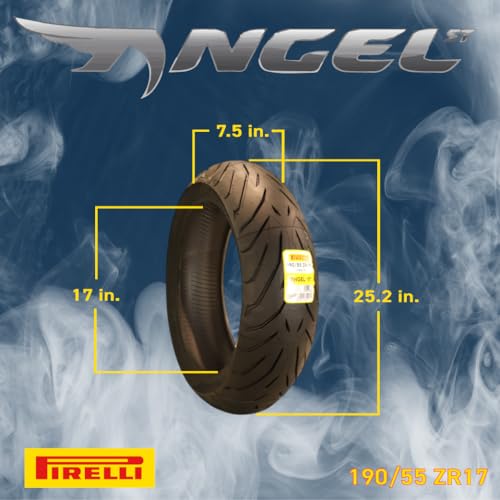 Pirelli Angel ST Motorcycle Tire Set 120/70ZR17 58W & 190/55ZR17 75W - size: 120/70R17 190/55R17