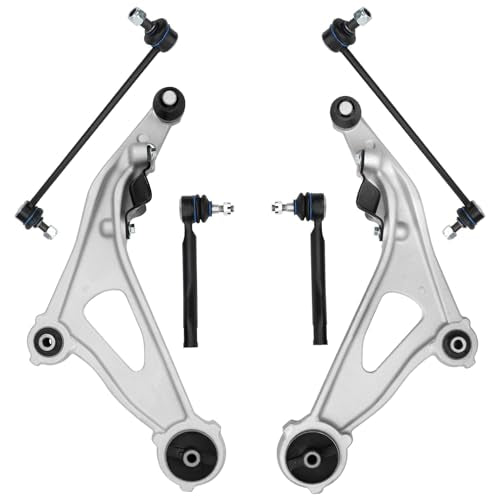 Front Suspension Kit Lower Control Arm Stabilizer Sway Bar End Link, 6PCS - size: CAK1296