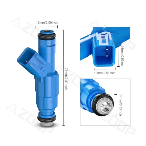 for Dodge Ram 1500 Dakota Durango 2002-2007 4.7L, 0280155849 Fuel Injectors - size: For Ram 1500/Dakota/Durango 4.7L V8 (2002-2007)