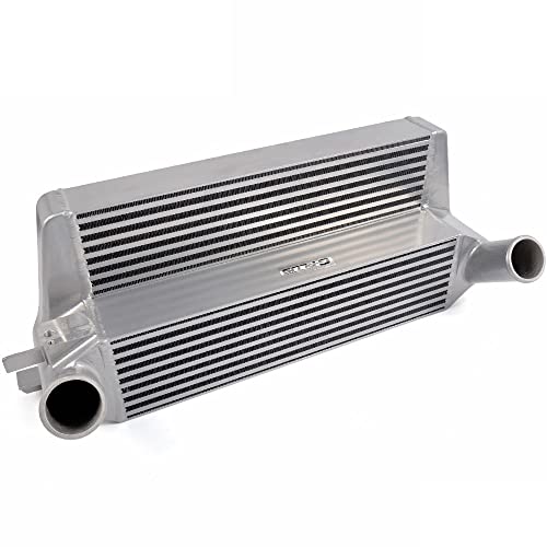 Performance Front Mount Aluminum Intercooler Compatible With Ford Mustang 2.3L EcoBoost 2015 2016 2017 Silver - color: Sliver, size: 2015-2017 Ford Mustang