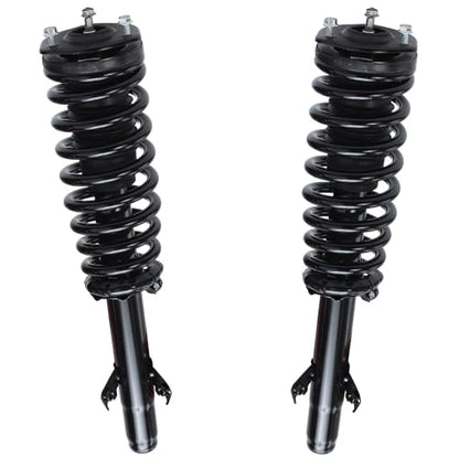Detroit Axle - FWD Front Steering Knuckles Wheel Hub Bearings Struts Rear - size: 6AQU47650/ strut shock sway kit