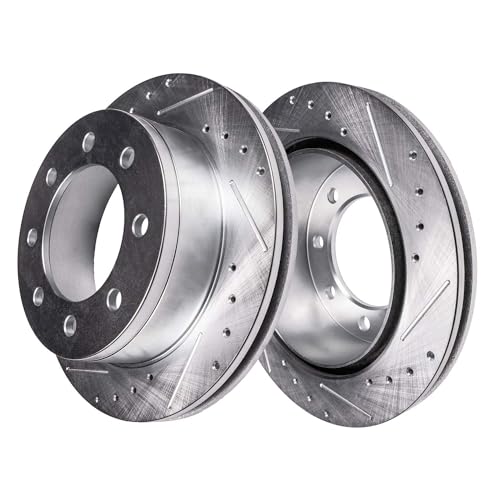 Detroit Axle - Rear Brake Kit for 2020-2024 Chevy Silverado 2500 3500 HD - size: 6PR56030/KIT