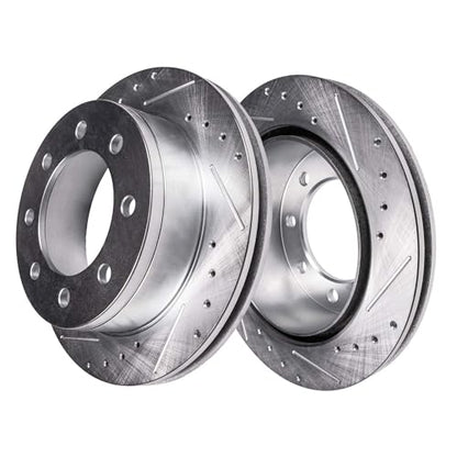 Detroit Axle - Rear Brake Kit for 2020-2024 Chevy Silverado 2500 3500 HD - size: 6PR56030/KIT