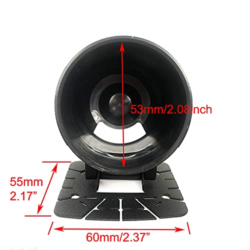 Universal 52mm 2" Single Gauge Pod Dash Swivel Mount Holder Fits for Automotive Replacement Housing Pods Meter Cup (Big) - size: Big