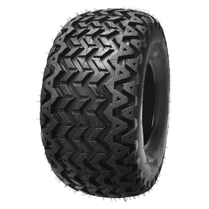 23x11-10 ATV Tire & Wheel – 10" Aluminum Alloy Rim with Knobby Lug Tread for UTV, Go Kart, Golf Cart, Utility Off-Road Vehicle, Lawn Mower, Single Tire Combo - color: 1pack 23x11-10