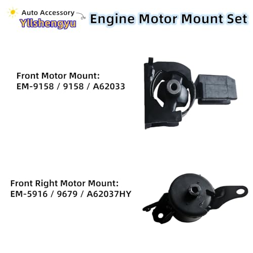 Engine Motor Transmission Mount Kit for 2005-2010 Scion tC 2.4L - size: 2005-2010 Scion TC 2.4L