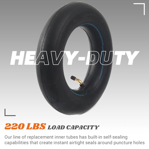 (1 Set) Universal Replacement Rear 110/50-6.5 Tire and Tube Set - Fits Most 38cc, 47cc, and 49cc Mini Pocket Bikes - Compatible with MTA1/MTA2, GP-RSR, and More - Angled Valve Stem for Easy Inflation - size: 110/50-6.5, TR-87 (1-Set)