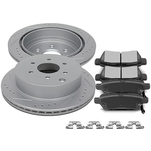 SCITOO - Brake Kits For Nissan For Frontier 2005-2024,For Xterra 2005-2015 - size: Rear 31410 + D1100 [2+4PCS]