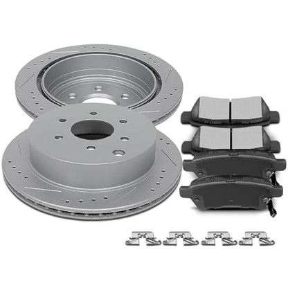 SCITOO - Brake Kits For Nissan For Frontier 2005-2024,For Xterra 2005-2015 - size: Rear 31410 + D1100 [2+4PCS]