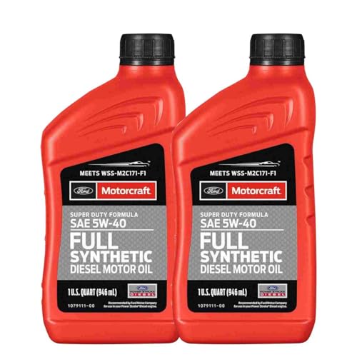Genuine OEM Full Synthetic Diesel Motor Oil SAE 5W-40-2 Quart