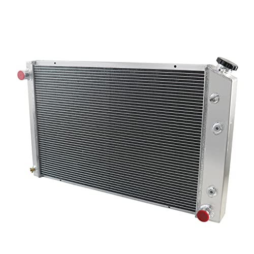4 Row 62mm Core Radiator Compatible with 1973-1991 Chevy C10 C20 K10 K20 Silverado Scottsdale Truck 5.7L 7.4L V8 Pickup K5 Blazer Truck - size: 4-Row