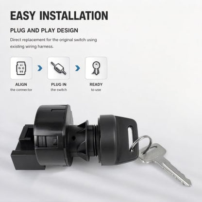 Ignition Key Switch Fit for Can-Am ATV