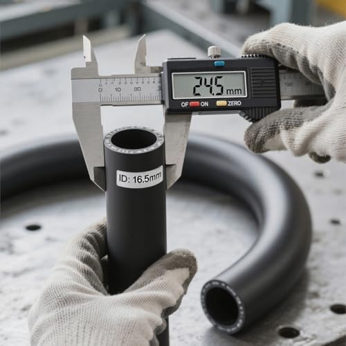 5/8 Transmission Oil Cooler Hose J1532 Fuel Line Hose 300PSI Push Lock with Clamps 20FT - size: 5/8 20FT with Clamps