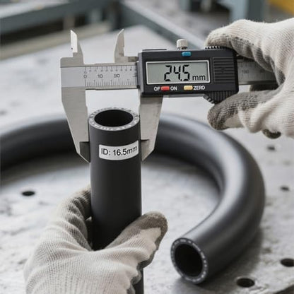 5/8 Transmission Oil Cooler Hose J1532 Fuel Line Hose 300PSI Push Lock with Clamps 20FT - size: 5/8 20FT with Clamps