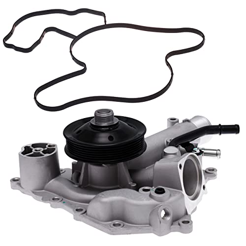 TUCAREST 120-4430 Professional Water Pump Kit w/Gasket (For V8-5.7L Engine VIN:T) Compatible With 2009-2018 Do-dge Ram 1500, Ram 2500, Ram 3500 [# AW6341 53022192AJ 53022192AK 43559] - size: AW6341