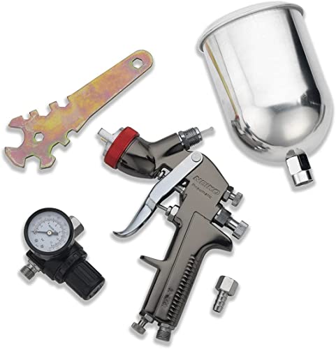 NEIKO 31216A Air Spray Paint Gun, HVLP with Gravity Feed, 2.0 MM Nozzle, 600 CC Capacity, Spray Gun Paint Sprayer for Walls, Automotive, Home Improvement - style: 2.0mm nozzle