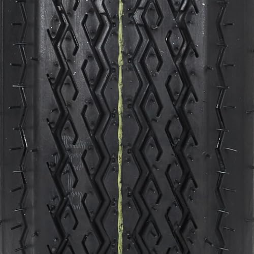 Garvee 2-Pack 4.80-8 Trailer Tires on 8” White Rims, 4 Lug on 4” Bolt Pattern, Load Range C 6PR, 760 lbs, Bias Ply Pre-Mounted for Utility/Boat/Camper Trailers - size: 4.80-8, style: 4 Lug