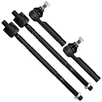 SCITOO 4pcs Front Suspension kit Inner Tie Rod End Outer Tie Rod End Fit 1998-2004 for Subaru Legacy 2003-2006 Baja 2000-2004 Outback