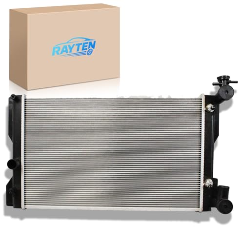 Rayten 13049 Radiator Compatible With Toyota Corolla 2009-2011 Matrix 2009-2013 Vibe 2009-2010 2.4L L4 | Replaces TO3010324 164100H260 164100H261 - size: 09-11 Toyota Corolla 09-13 Matrix 09-10 Vibe
