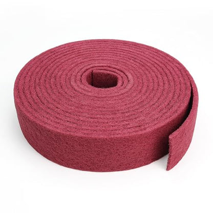 Maroon Scuff Pad Roll 3" x 30 ft - General Purpose Surface Prep for Auto Body, Woodworking & Paint - color: Maroon, style: 3 Inches * 30 Feet