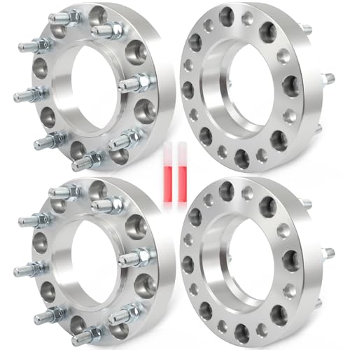 ECCPP 1.5 inch Hubcentric Wheel Spacers 8x180 to 8x180 for Silverado 2500