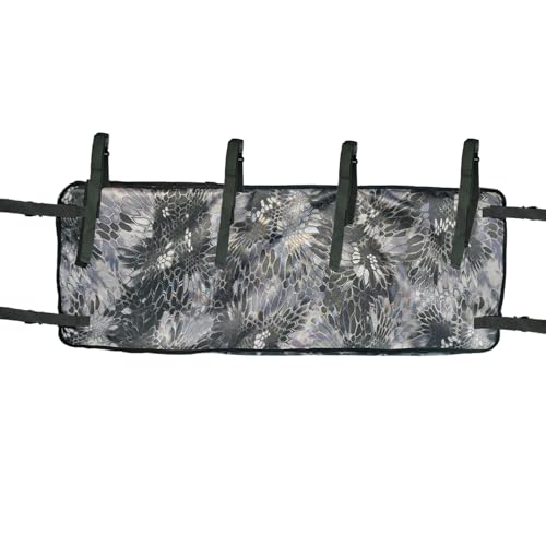 Heavy-Duty UTV ATV Double Gun Rack Roll Cage Organizer Bag - Padded Rifle Case with Extra Storage Compatible with Polaris Ranger, Can-Am, Honda, Yamaha, Kawasaki UTVs (Fits 2 Guns) - color: Camo Phython