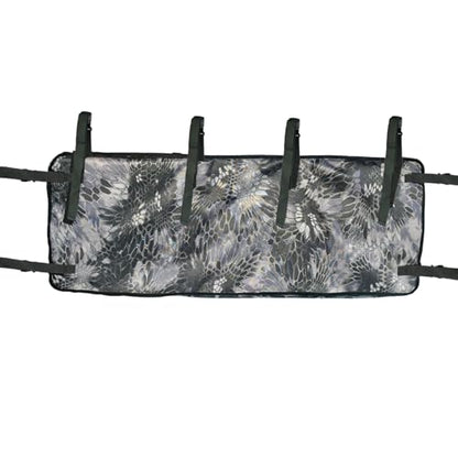 Heavy-Duty UTV ATV Double Gun Rack Roll Cage Organizer Bag - Padded Rifle Case with Extra Storage Compatible with Polaris Ranger, Can-Am, Honda, Yamaha, Kawasaki UTVs (Fits 2 Guns) - color: Camo Phython