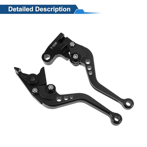Short Brake Clutch Levers for Triumph Tiger 800 XC/XCX 2015-2018 - color: Black