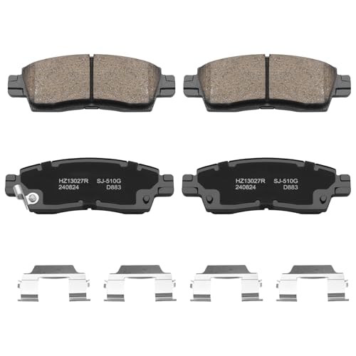 Ceramic Rear Brake Pads for Chevrolet Traverse,Trailblazer - size: D883