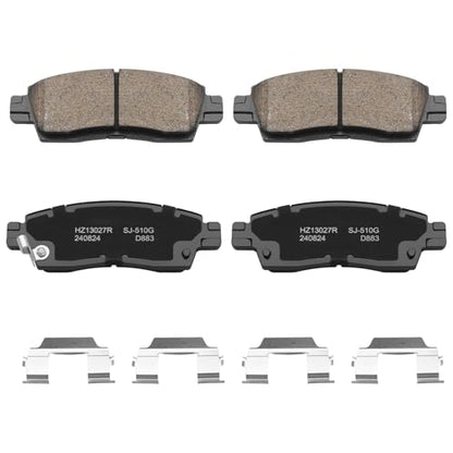 Ceramic Rear Brake Pads for Chevrolet Traverse,Trailblazer - size: D883