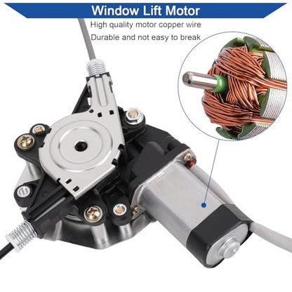 Obaee 748-173 Front Right Passenger Side Power Window Lift Regulator with Motor Compatible with Chevrolet Impala 2006-2013/ Impala Limited 2014-2015 - size: Front Right Passenger Side