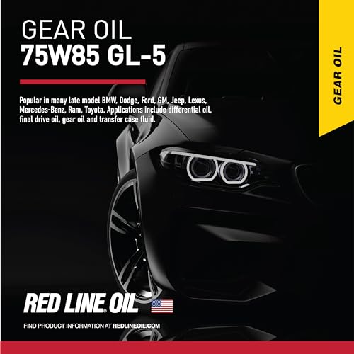 Red Line 50105 75W85 GL-5 Full Synthetic Gear Oil for Hypoid Limited Slip Differentials - 1 Gallon (2 Pack) - color: Gallon, size: 2
