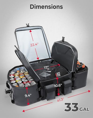 KEMIMOTO UTV Storage Cargo Bags Compatible with Can-Am Maverick R 2024+