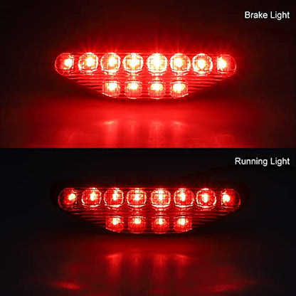 ATV Motorcycle LED Tail Light Waterproof TRX LED Brake Lamp Brake Taillights for 2006-2009 TRX450R, 2006-2014 TRX450ER, Replacement #33700-HP1-601(1 PCS Red)